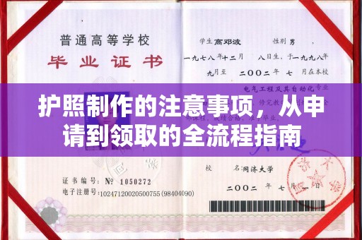 同仁护照制作的注意事项，从申请到领取的全流程指南